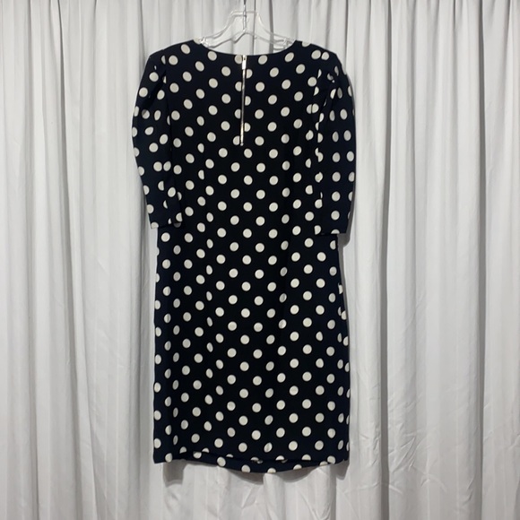 Vince Camuto Black and White Polka Dot Dress - Picture 4 of 4